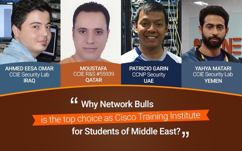 Why Network Bulls is the top choice as Cisco Training Institute for Students of Middle East?