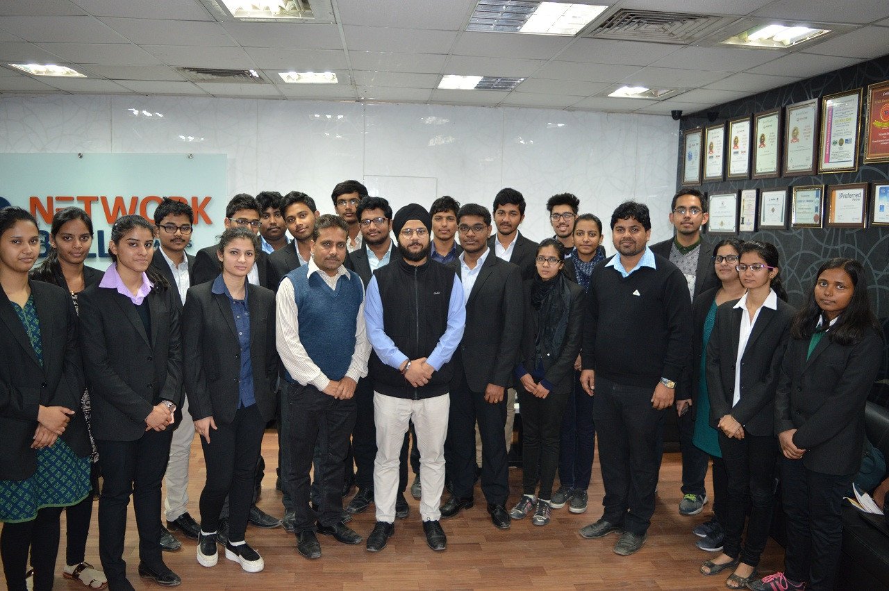 Lingaya's University Industrial Visit to Network Bulls, Best Cisco CCIE Training Institute in India