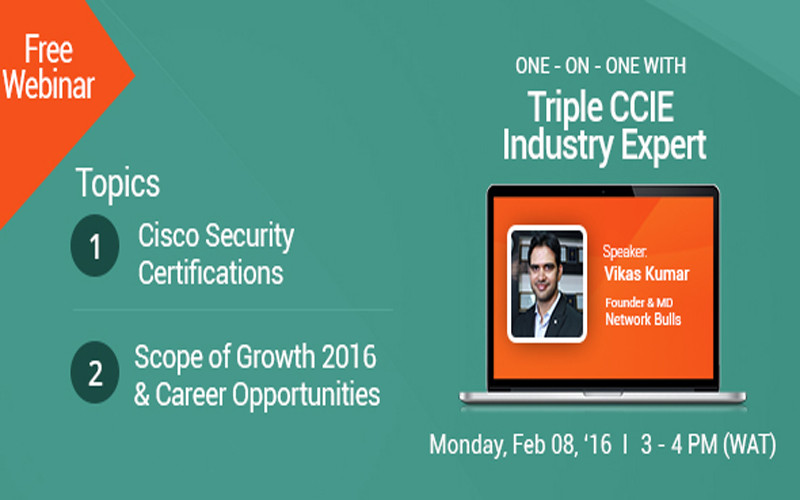 [Free Webinar] - 1 Hr. Session with World's Top Rated Cisco CCIE Trainer