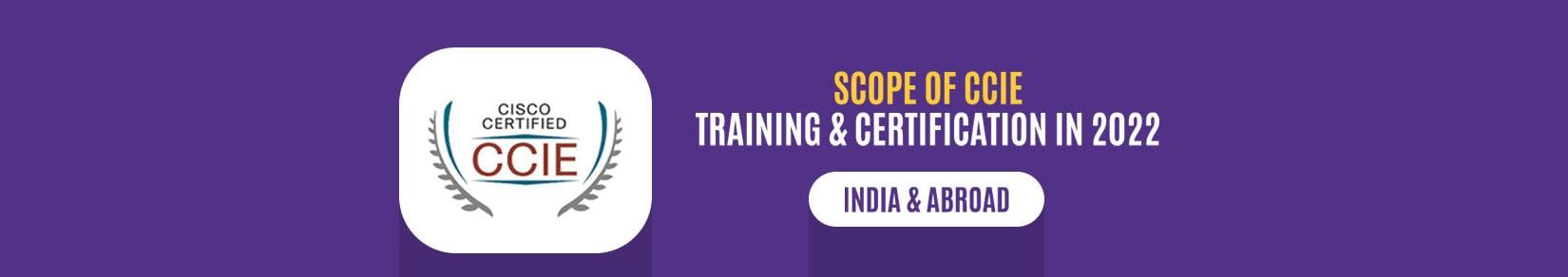 Scope of CCIE Training & Certification - 2022: India and Abroad