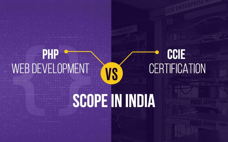 PHP Web Development vs CCIE - Scope in India